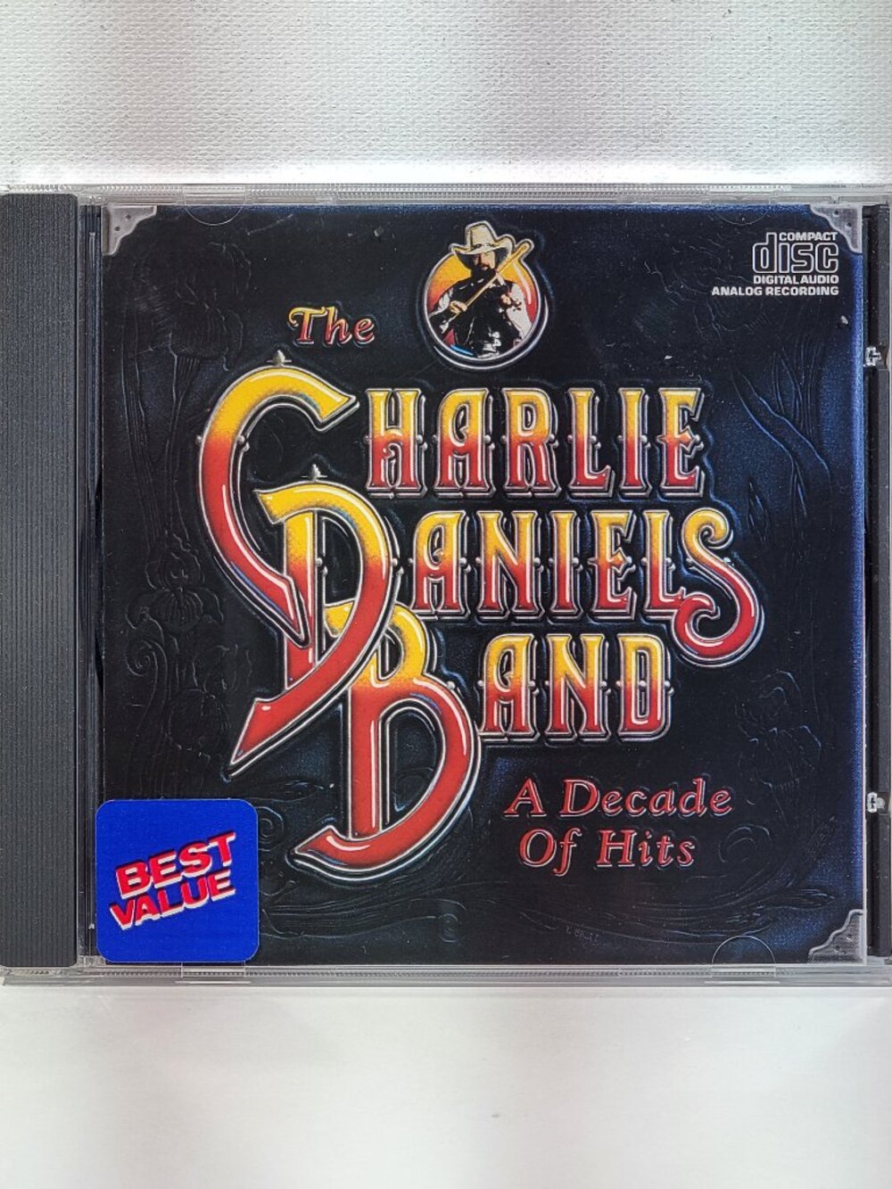 VINTAGE CHARLIE DANIELS BAND CD..A DECADE OF HITS 1973-1983 EPIC RECORDS